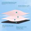 imageG4Free Mini Travel Umbrella UPF 50 Ultralight Slim UV Protection Parasol Windproof Compact Umbrella for Sun ampamp Rain Portable with J Hook Curved Handle Japanese Style for WomenSakura PinkBlack
