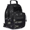 imageG4Free Outdoor Tactical Bag Backpack Military Sport Bag Pack Sling Shoulder Backpack Tactical Bag for Every Day CarryBlack Cp