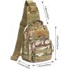 imageG4Free Outdoor Tactical Bag Backpack Military Sport Bag Pack Sling Shoulder Backpack Tactical Bag for Every Day CarryCp Camouflage