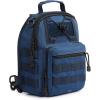 imageG4Free Outdoor Tactical Bag Backpack Military Sport Bag Pack Sling Shoulder Backpack Tactical Bag for Every Day CarryDark Blue