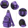 imageG4Free Outdoor Tactical Bag Backpack Military Sport Bag Pack Sling Shoulder Backpack Tactical Bag for Every Day CarryDark Purple