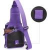 imageG4Free Outdoor Tactical Bag Backpack Military Sport Bag Pack Sling Shoulder Backpack Tactical Bag for Every Day CarryDark Purple