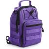 imageG4Free Outdoor Tactical Bag Backpack Military Sport Bag Pack Sling Shoulder Backpack Tactical Bag for Every Day CarryDark Purple