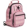 imageG4Free Outdoor Tactical Bag Backpack Military Sport Bag Pack Sling Shoulder Backpack Tactical Bag for Every Day CarryPink