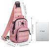 imageG4Free Outdoor Tactical Bag Backpack Military Sport Bag Pack Sling Shoulder Backpack Tactical Bag for Every Day CarryPink
