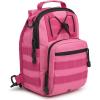 imageG4Free Outdoor Tactical Bag Backpack Military Sport Bag Pack Sling Shoulder Backpack Tactical Bag for Every Day CarryRose Red
