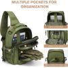 imageG4Free Tactical Backpack Military Sling Shoulder Bag Molle Pack for Every Day CarryGreenGreen
