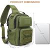 imageG4Free Tactical Backpack Military Sling Shoulder Bag Molle Pack for Every Day CarryGreenGreen