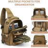 imageG4Free Tactical Backpack Military Sling Shoulder Bag Molle Pack for Every Day CarryGreenKhaki