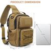 imageG4Free Tactical Backpack Military Sling Shoulder Bag Molle Pack for Every Day CarryGreenKhaki