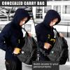 imageG4Free Tactical EDC Sling Backpack Military Rover Shoulder Sling Bag Pack with Pistol Holster for Concealed CarryBlack