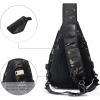 imageG4Free Tactical EDC Sling Backpack Military Rover Shoulder Sling Bag Pack with Pistol Holster for Concealed CarryBlack Cp