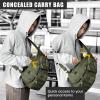 imageG4Free Tactical EDC Sling Backpack Military Rover Shoulder Sling Bag Pack with Pistol Holster for Concealed CarryNew Army Green