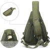 imageG4Free Tactical EDC Sling Backpack Military Rover Shoulder Sling Bag Pack with Pistol Holster for Concealed CarryNew Army Green