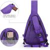 imageG4Free Tactical EDC Sling Backpack Military Rover Shoulder Sling Bag Pack with Pistol Holster for Concealed CarryPurple