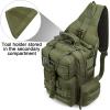imageG4Free Tactical EDC Sling Bag Backpack with Adjustable Holder Military Shoulder Backpack for MenNew Army Green