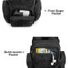 imageG4Free Tactical EDC Sling Bag Pack with Adjustable Holder Sling Shoulder Assault Range BackpackBlackBlack