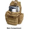 imageG4Free Tactical EDC Sling Bag Pack with Adjustable Holder Sling Shoulder Assault Range BackpackBlackTan