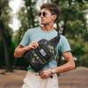 imageG4Free Tactical Sling Bag Backpack EDC Concealed Carry Bag Military Small Crossbody Shoulder Chest PackBlack Camo