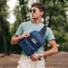 imageG4Free Tactical Sling Bag Backpack EDC Concealed Carry Bag Military Small Crossbody Shoulder Chest PackDark Blue