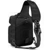 imageG4Free Tactical Sling Bag Backpack Military Rover Shoulder Sling Pack Molle EDC Small Crossbody Chest PackBlack