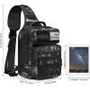 imageG4Free Tactical Sling Bag Backpack Military Rover Shoulder Sling Pack Molle EDC Small Crossbody Chest PackBlack Cp