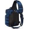 imageG4Free Tactical Sling Bag Backpack Military Rover Shoulder Sling Pack Molle EDC Small Crossbody Chest PackDark Blue