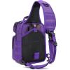 imageG4Free Tactical Sling Bag Backpack Military Rover Shoulder Sling Pack Molle EDC Small Crossbody Chest PackPurple