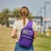 imageG4Free Tactical Sling Bag Backpack Military Rover Shoulder Sling Pack Molle EDC Small Crossbody Chest PackPurple