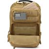 imageG4Free Tactical Sling Bag Backpack Military Rover Shoulder Sling Pack Molle EDC Small Crossbody Chest PackTan