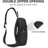 imageG4Free Tactical Sling Bag Backpack for MenMilitary Durable Shoulder Pack Tactical Bag for Travel Hiking Outdoor Sports BlackBlack