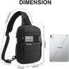imageG4Free Tactical Sling Bag Backpack for MenMilitary Durable Shoulder Pack Tactical Bag for Travel Hiking Outdoor Sports BlackBlack