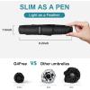 imageG4Free Travel Umbrella Compact Ultralight UPF 50 UV Protection Carbon Fiber Super Slim Small Mini Umbrella Weighs Only 4 ozBlackoutPlaid Black