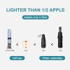 imageG4Free Travel Umbrella Compact Ultralight UPF 50 UV Protection Carbon Fiber Super Slim Small Mini Umbrella Weighs Only 4 ozBlackoutPlaid Blue