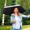imageG4Free Travel Umbrella Compact Ultralight UPF 50 UV Protection Carbon Fiber Super Slim Small Mini Umbrella Weighs Only 4 ozUV SilverBlack