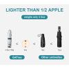 imageG4Free Travel Umbrella Compact Ultralight UPF 50 UV Protection Carbon Fiber Super Slim Small Mini Umbrella Weighs Only 4 ozUV SilverBlack