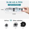 imageG4Free Travel Umbrella Compact Ultralight UPF 50 UV Protection Carbon Fiber Super Slim Small Mini Umbrella Weighs Only 4 ozUV SilverLight Blue