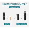 imageG4Free Travel Umbrella Compact Ultralight UPF 50 UV Protection Carbon Fiber Super Slim Small Mini Umbrella Weighs Only 4 ozUltraLight Black