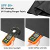 imageG4Free Travel Umbrella Compact Ultralight UPF 50 UV Protection Carbon Fiber Super Slim Small Mini Umbrella Weighs Only 4 ozUltraLight Black