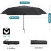imageG4Free Travel Umbrella Compact Ultralight UPF 50 UV Protection Carbon Fiber Super Slim Small Mini Umbrella Weighs Only 4 ozUltraLight Black
