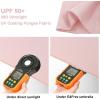 imageG4Free Travel Umbrella Compact Ultralight UPF 50 UV Protection Carbon Fiber Super Slim Small Mini Umbrella Weighs Only 4 ozUltraLight Light Pink