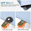 imageG4Free Travel Umbrella Ultralight UPF 50 UV Protection Compact Umbrella Super Slim Small Mini Automatic Open and CloseBlackoutPlaid Blue