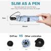 imageG4Free Travel Umbrella Ultralight UPF 50 UV Protection Compact Umbrella Super Slim Small Mini Automatic Open and CloseBlackoutPlaid Blue