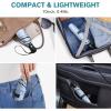 imageG4Free Travel Umbrella Ultralight UPF 50 UV Protection Compact Umbrella Super Slim Small Mini Automatic Open and CloseBlackoutPlaid Blue