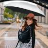imageG4Free Travel Umbrella Ultralight UPF 50 UV Protection Compact Umbrella Super Slim Small Mini Automatic Open and CloseUV SilverBlack