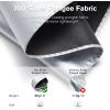 imageG4Free Travel Umbrella Ultralight UPF 50 UV Protection Compact Umbrella Super Slim Small Mini Automatic Open and CloseUV SilverBlack