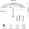 imageG4Free Travel Umbrella Ultralight UPF 50 UV Protection Compact Umbrella Super Slim Small Mini Automatic Open and CloseUV SilverBlack