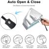imageG4Free Travel Umbrella Ultralight UPF 50 UV Protection Compact Umbrella Super Slim Small Mini Automatic Open and CloseUV SilverLight Blue
