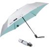 imageG4Free Travel Umbrella Ultralight UPF 50 UV Protection Compact Umbrella Super Slim Small Mini Automatic Open and CloseUV SilverLight Blue