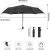 imageG4Free Travel Umbrella Ultralight UPF 50 UV Protection Compact Umbrella Super Slim Small Mini Automatic Open and CloseUltraLight Black
